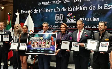 Leyendas del boxeo llegan al correo de México; se presenta colección de estampillas postales