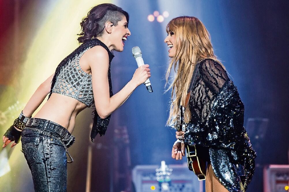 El dueto ofreció éxitos como “Amor a medias” y “Odio amarte” ante más de 17 mil asistentes (FOTO: OCESA)