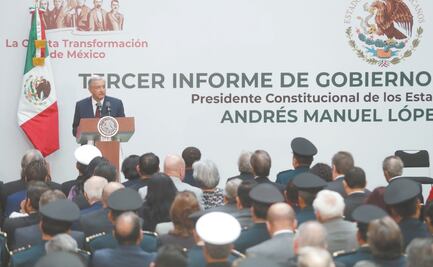 Acompañado de 500 invitados, así fue el Primer Informe de Gobierno de AMLO