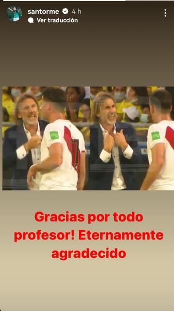 Santiago Ormeño y su último mensaje al técnico de la Selección de Perú antes de llegar a Chivas
