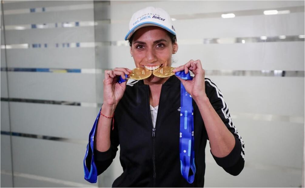 Nuria Diosdado, integrante de la Selección Mexicana de Nado Sincronizado. Foto: EL UNIVERSAL