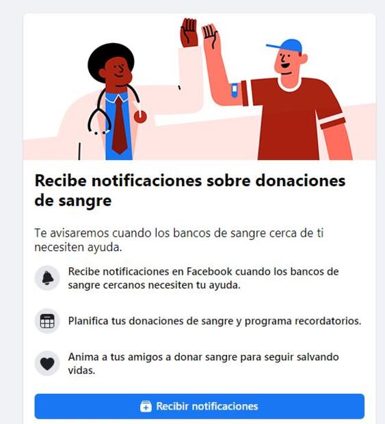 Facebook logra que miles de mexicanos se registren como donadores de sangre