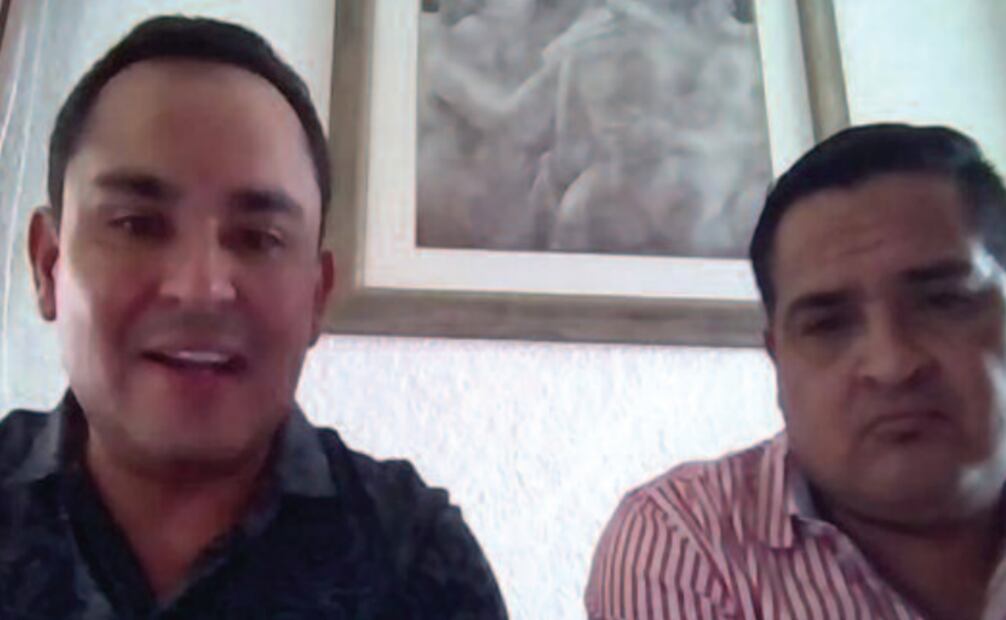 Zamorano, presunto jefe del tráfico de mercurio en México, junto a su hermano / Foto: Agencia de Investigación Ambiental (Environmental Investigation Agency–EIA US)