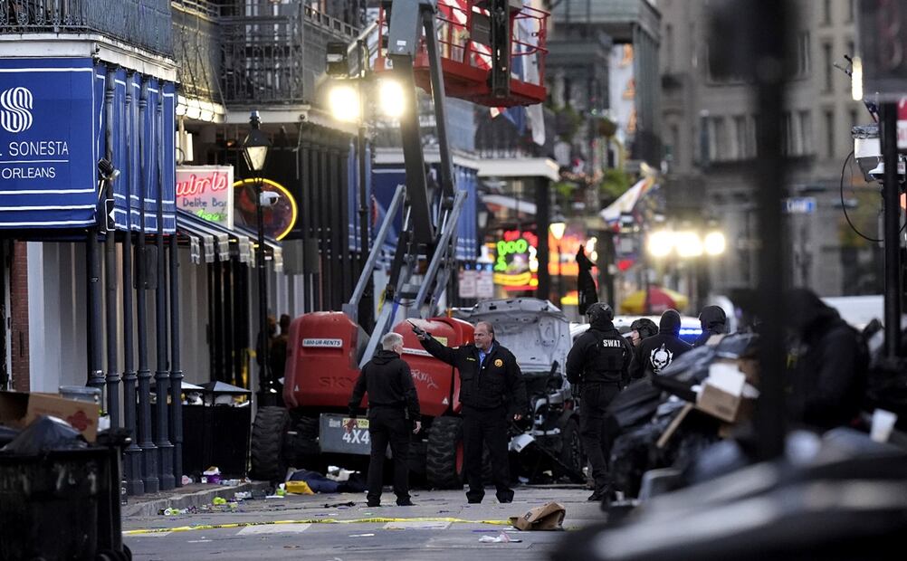 Atropello masivo en Nueva Orleans deja 10 muertos: Foto: AP