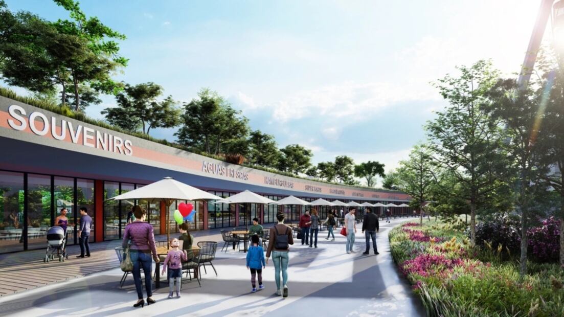 Zona de tiendas y comercio