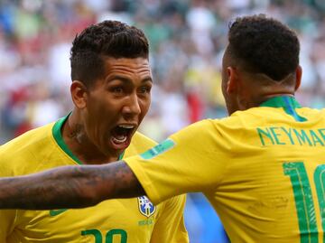 El gol de Firmino que sentenció la victoria de Brasil ante México