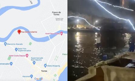 En pleno carnaval, cae puente colgante en Brasil con 100 personas
