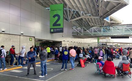 AICM pide anticipar a usuarios llegada a sus vuelos para este viernes; advierte posibles bloqueos de la CNTE en sus inmediaciones