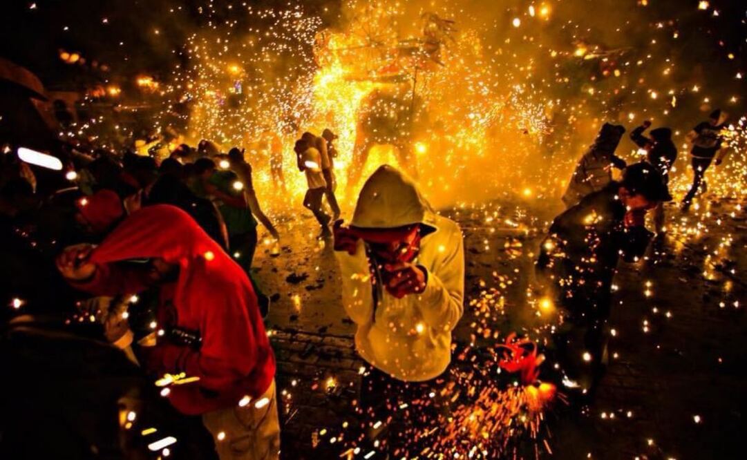 Feria Internacional de la Pirotecnia en Tultepec. Foto: Especial