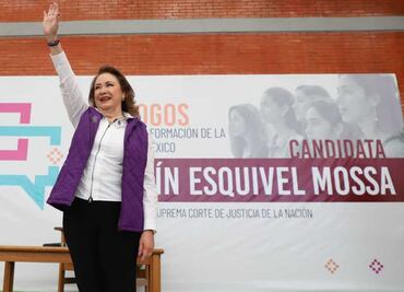 Yasmín Esquivel pide el voto popular como “Ministra de la Transformación”; apuesta por un Poder Judicial austero