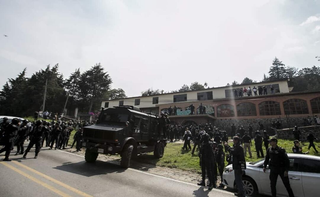 Sheinbaum Pardo destacó el trabajo de investigación en la zona del enfrentamiento. Foto: Ernesto Álvarez EL UNIVERSAL