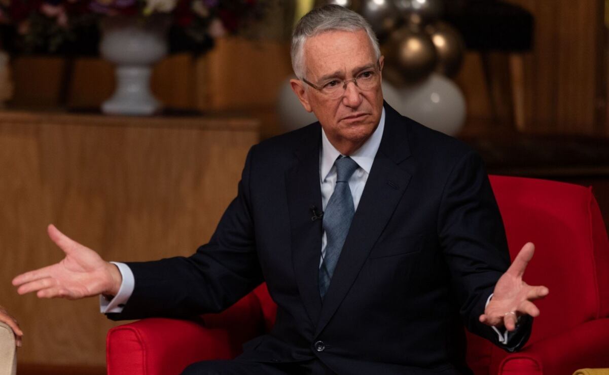 El presidente de Grupo Salinas, Ricardo Salinas Pliego, acudió al 30 Aniversario del programa de espectáculos Ventaneando el pasado 22 de enero de 2026. Foto: Edgar Negrete/ Cuartoscuro