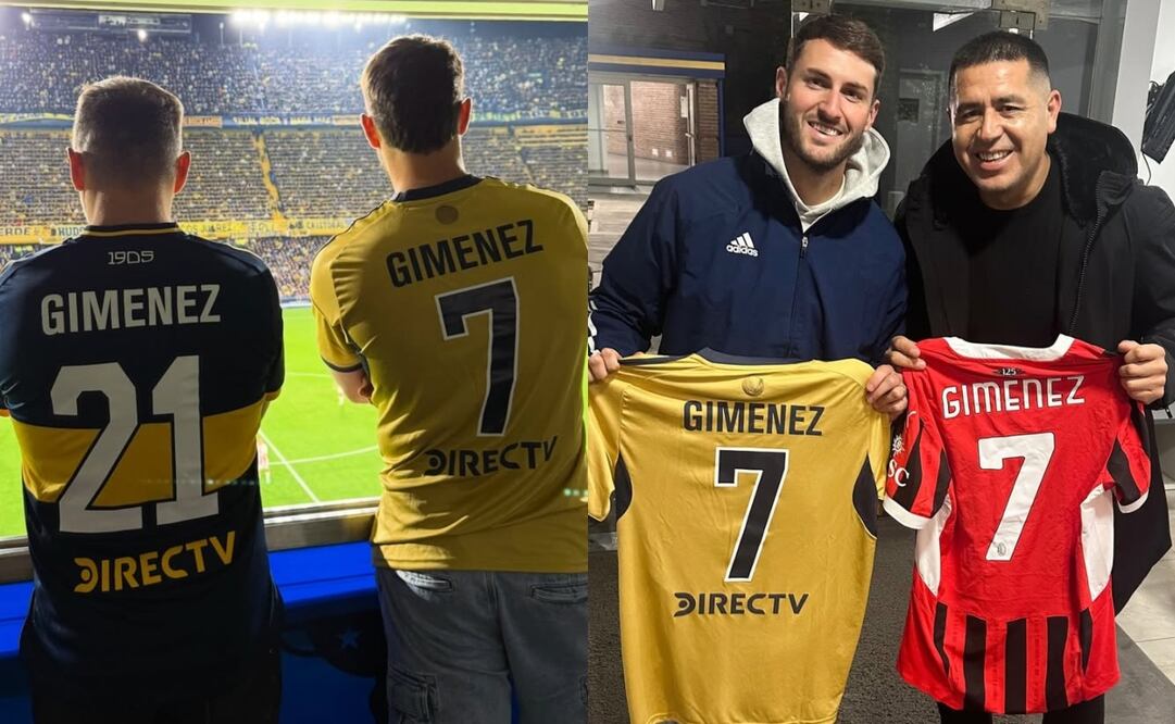 Santiago Giménez asiste a un partido de Boca Juniors; admite su deseo de jugar ahí / Foto: Especial