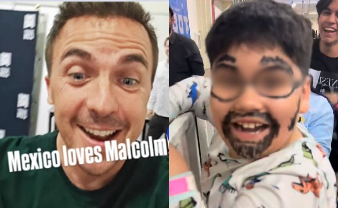 El actor se sorprendió al ver el épico disfraz. Foto: Redes Sociales