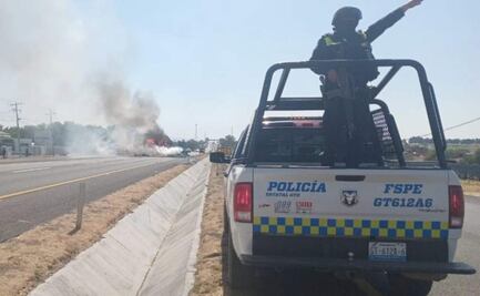 Violencia en Michoacán se extiende a Guanajuato y Jalisco; reportan bloqueos con vehículos incendiados