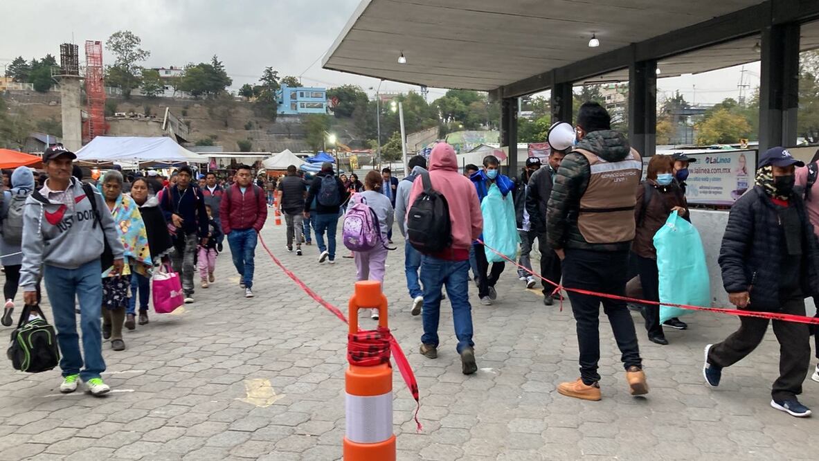 Cierre de la Línea 1. FOTO: Gaspar Betancourt/ EL UNIVERSAL/