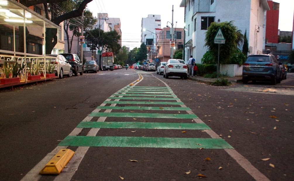 Concluyen obras de mantenimiento en ciclovías de Benito Juárez; mejoran conectividad y seguridad. Foto: Laura Arana