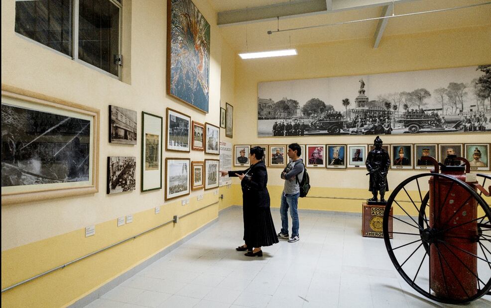 Inauguración del nuevo museo de bomberos de la Ciudad de México en la estación de bomberos Tacubaya comandante Artemio Venegas Mancera. Foto: Yaretzy M. Osnaya / EL UNIVERSAL