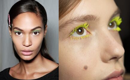 Este maquillaje neón serán la tendencia favorita para llevar en primavera
