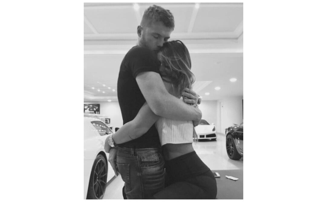 Uno de los amigos del pugilista difundió la imagen que ha dado la vuelta a Internet y en la que se muestra la cercanía entre el deportista y la modelo venezolana. (FOTO:INSTAGRAM)