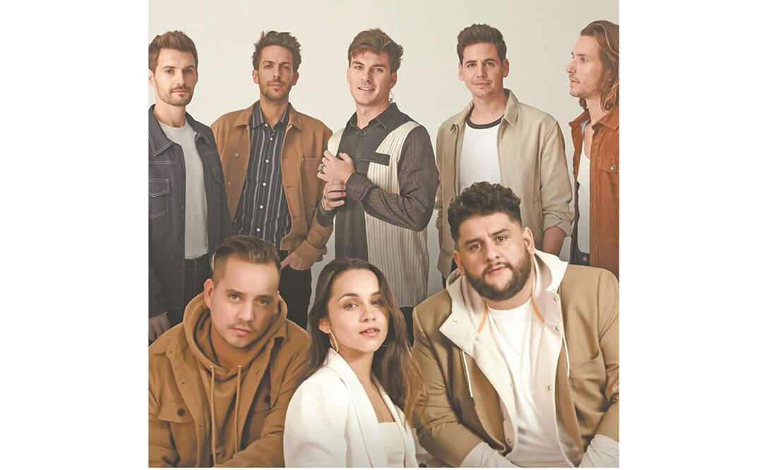 Ambas bandas ya habían cantado juntas antes con temas propios, pero no habían grabado un tema. Foto: SONY MUSIC