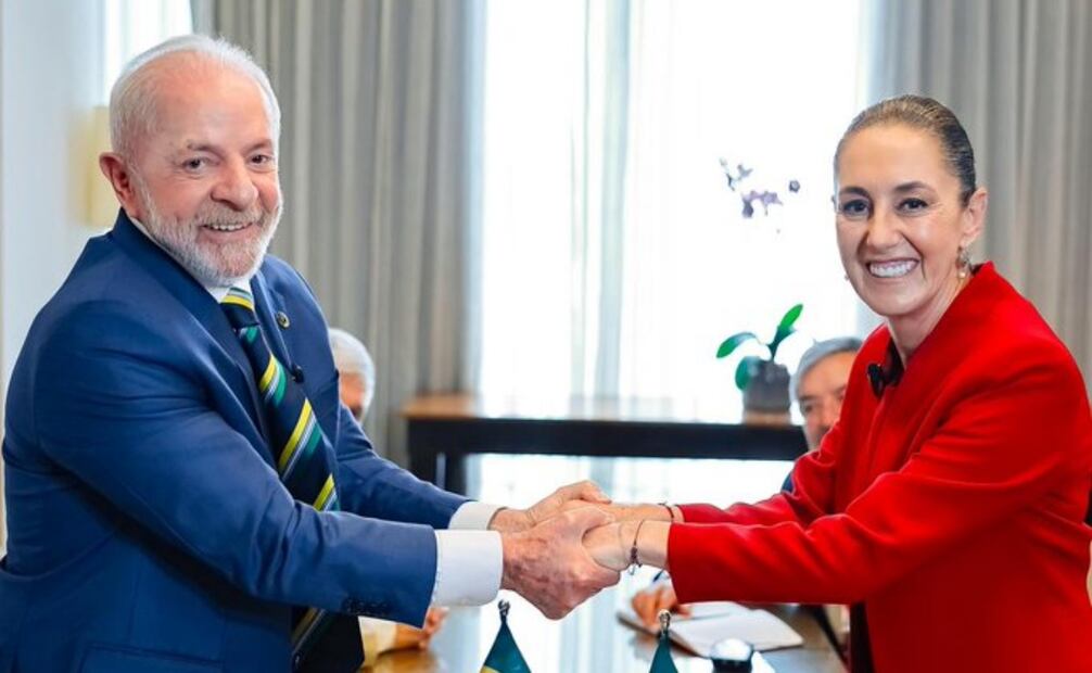 Luiz Inacio Lula da Silva y Claudia Sheinbaum en la Celac. Foto: X @LulaOficial