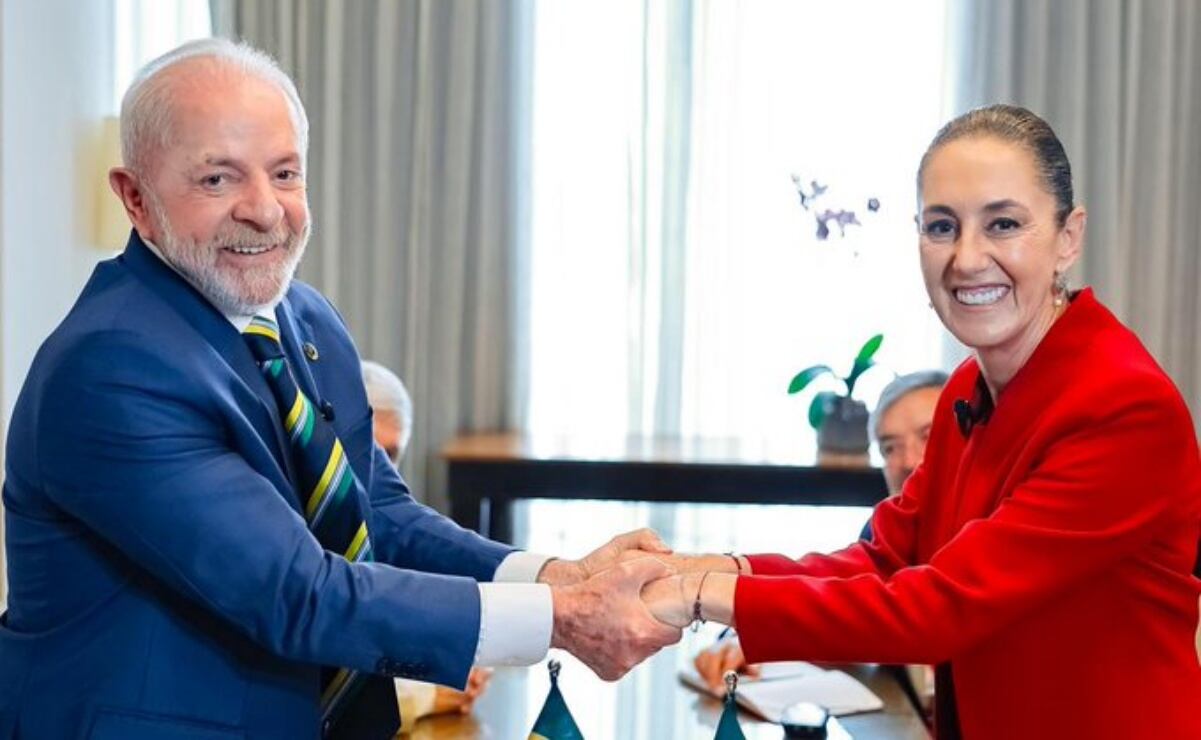 Luiz Inacio Lula da Silva y Claudia Sheinbaum en la Celac. Foto: X @LulaOficial