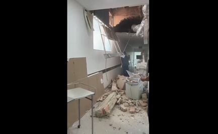 Reportan derrumbe al interior de Hospital General del IMSS en Guadalajara, Jalisco