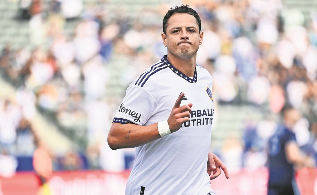 Javier Hernández con el equipo estadounidense / Foto: Imago7
