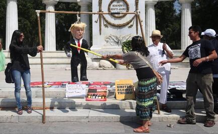 Donald Trump is beaten in Mexico 