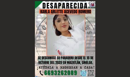 Desaparece estudiante de medicina tras salir de clases en Mazatlán, Sinaloa