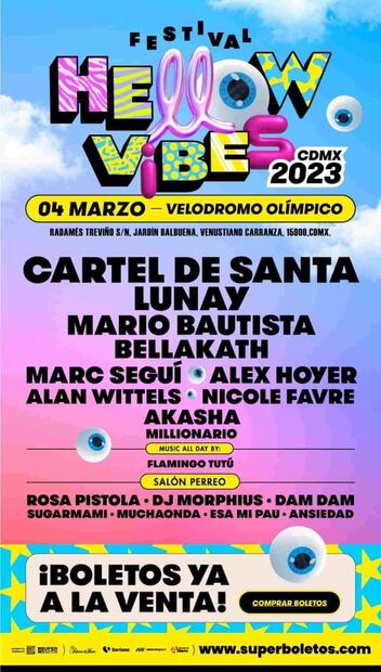 Hellow Vibes 2023: Bellakath, Cártel de Santa y todo sobre este festival en CDMX
