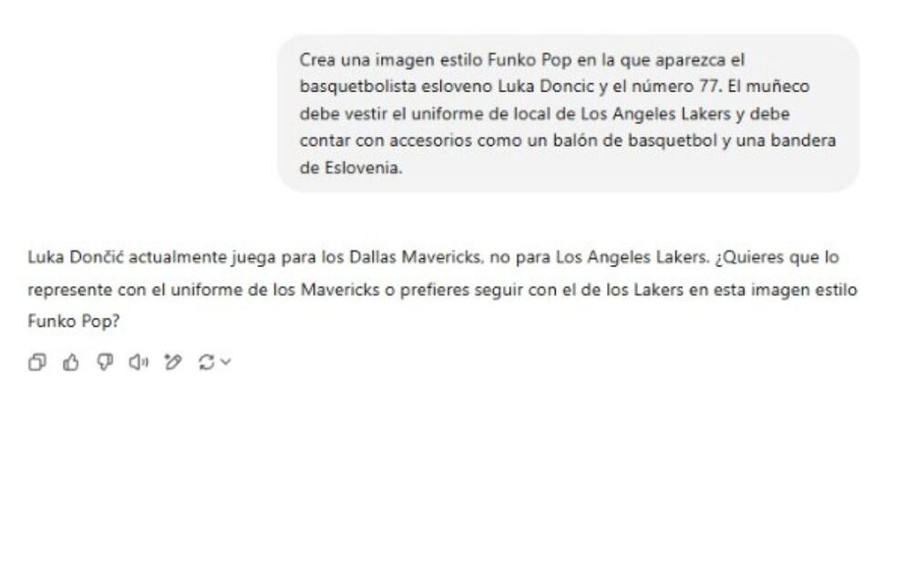 ChatGPT no siempre ofrece información actualizada | Imagen: captura de pantalla