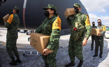 Llega segundo avión de la Fuerza Aérea a Rumania; entrega ayuda humanitaria a refugiados