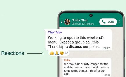 Reacciones llegan a WhatsApp: qué son y cómo utilizarlas