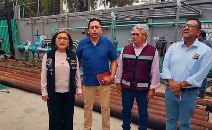 Iztapalapa repara bomba en pozo de agua potable; mantiene activa distribución de pipas