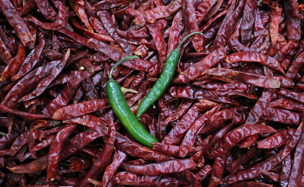 De serrano a chile seco. Foto: Alan Nájera / El Universal