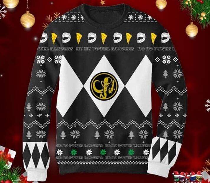Transfórmate en Power Ranger con estos divertidos ugly sweaters