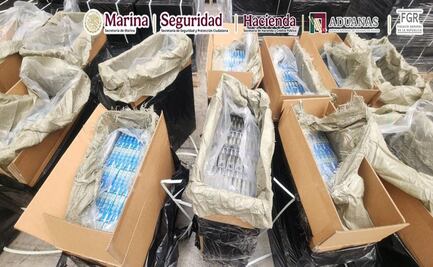Aseguran 3.8 millones de cigarros pirata en aduana del AICM; el cargamento provenía de Singapur