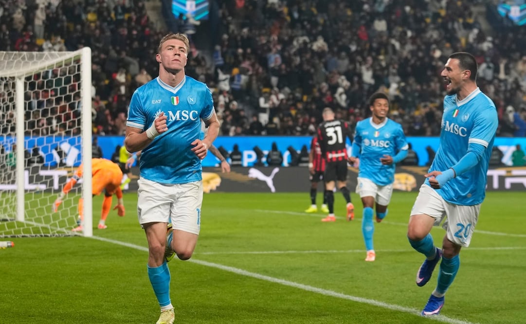 Napoli elimina al AC Milan en la Supercopa de Italia / Foto: AP