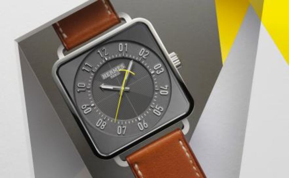 Hermès Carré H, el tiempo pintado en un cuadrado