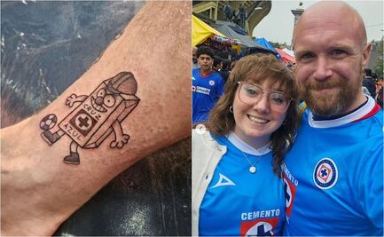 Bajista de IDLES, banda irlandesa de punk rock, se tatuó a Costalito, la divertida mascota de Cruz Azul