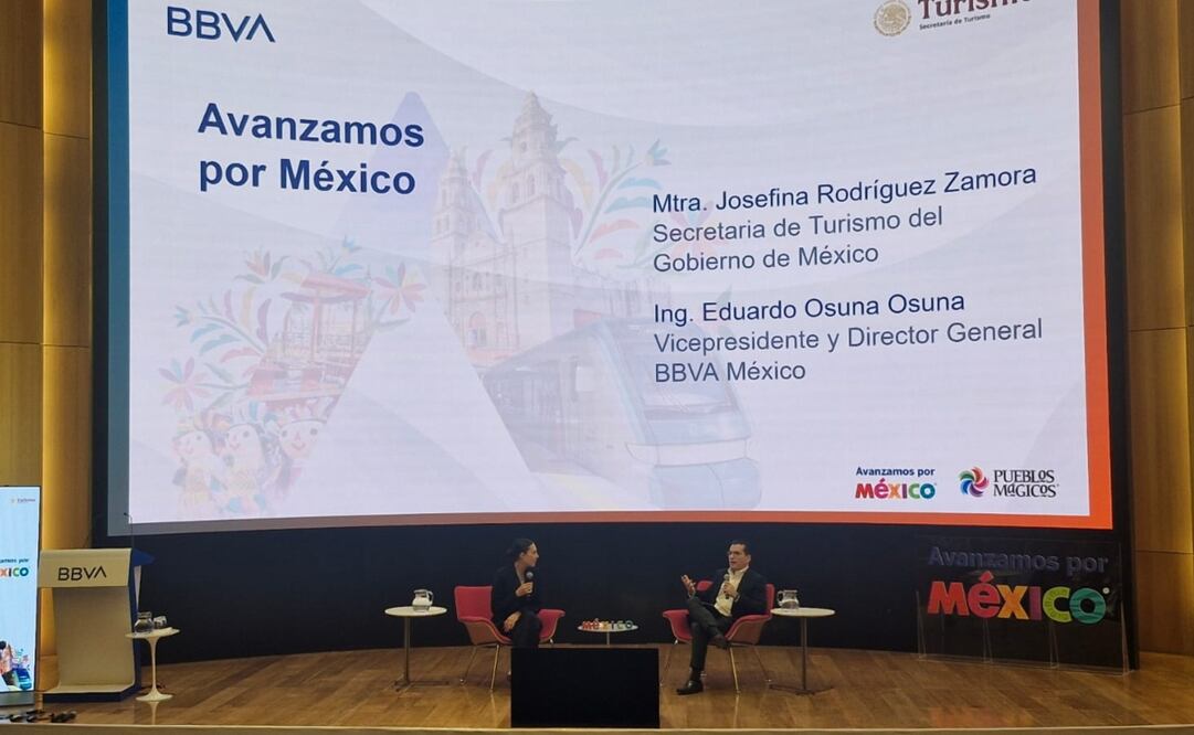 BBVA presenta el programa “Avanzamos por México” en conjunto con la Secretaría de Turismo federal. Foto: Antonio Hernández - EL UNIVERSAL