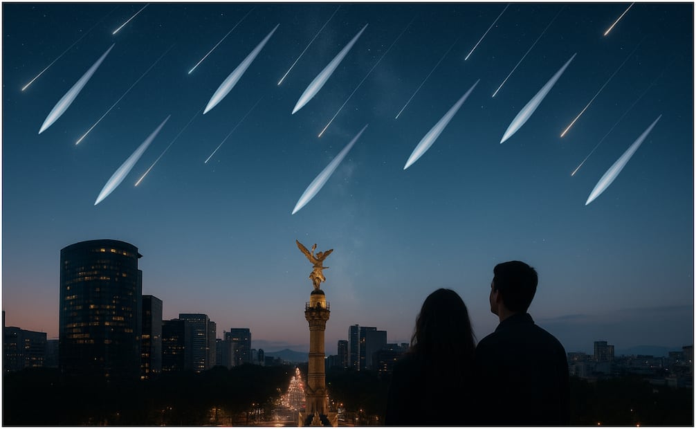 No te pierdas la Lluvia de Meteoros Dracónidas 2025, un fenómeno raro que podría no repetirse en décadas. Foto: Generada con IA