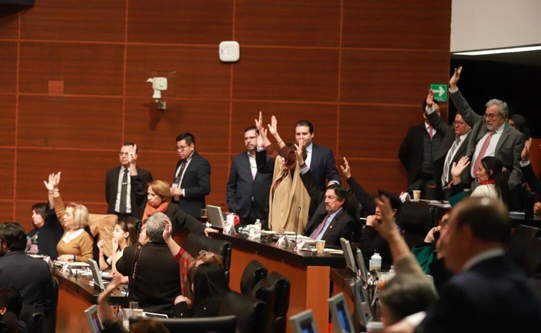 Sesión en el Senado de la República / Tomada de Twitter