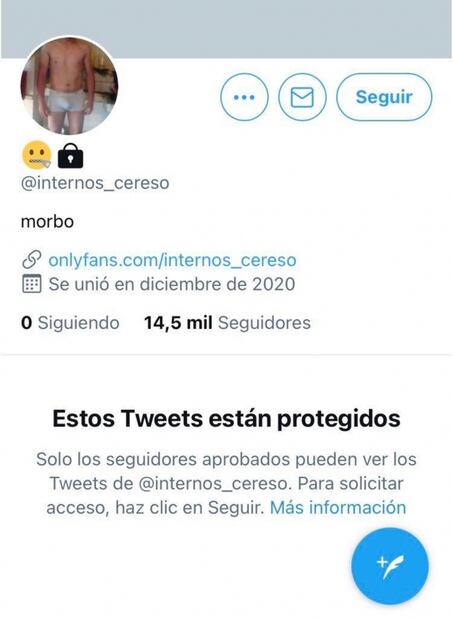 Reportan cuenta de presos en OnlyFans