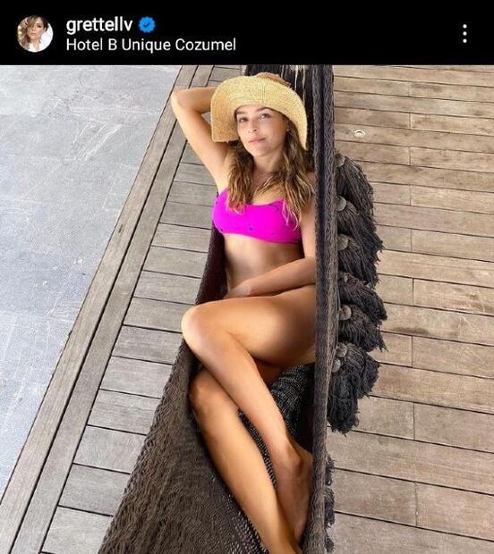 Grettell Valdez luce bikini con el estampado que no pasa de moda 