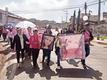 Realizan caminata por Lupita, quien fue lapidada en Nicolás Romero