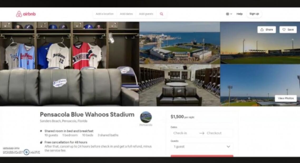Convierten estadios de beisbol en Airbnb por coronavirus