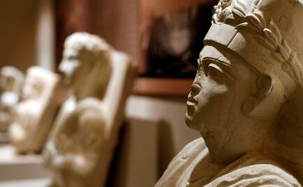 Antigüedades de Palmira recuperadas son expuestas en Damasco